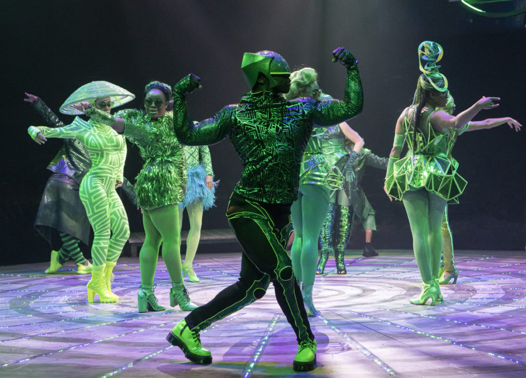 The company of THE WIZ produced by Broadway At Music Circus at the Wells Fargo Pavilion August 6-11. Photo by Charr Crail.