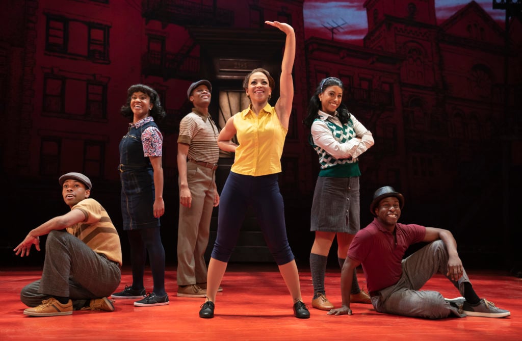 Kayla Jenerson as Jane and the company of A BRONX TALE presented by Broadway On Tour Mar. 3 – 8, 2020 at Memorial Auditorium. Photo by Joan Marcus.
