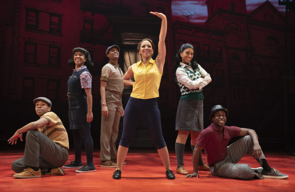 Kayla Jenerson as Jane and the company of A BRONX TALE presented by Broadway On Tour Mar. 3 – 8, 2020 at Memorial Auditorium. Photo by Joan Marcus.