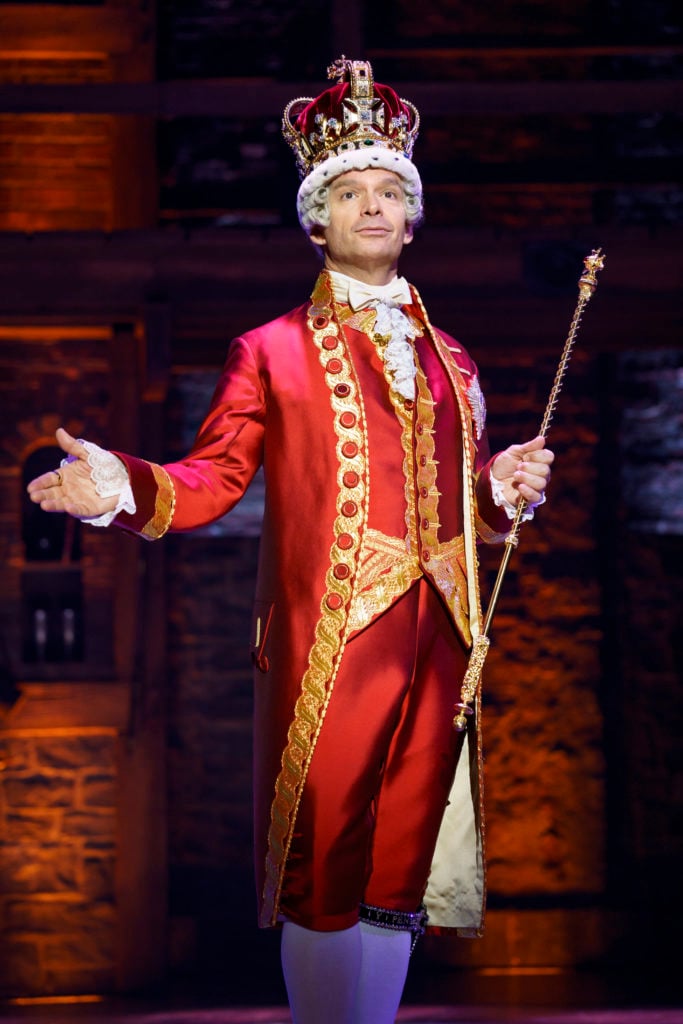 Rick Negron in HAMILTON presented by Broadway On Tour September 15 – October 10, 2021 at the SAFE Credit Union Performing Arts Center. Photo by Joan Marcus.