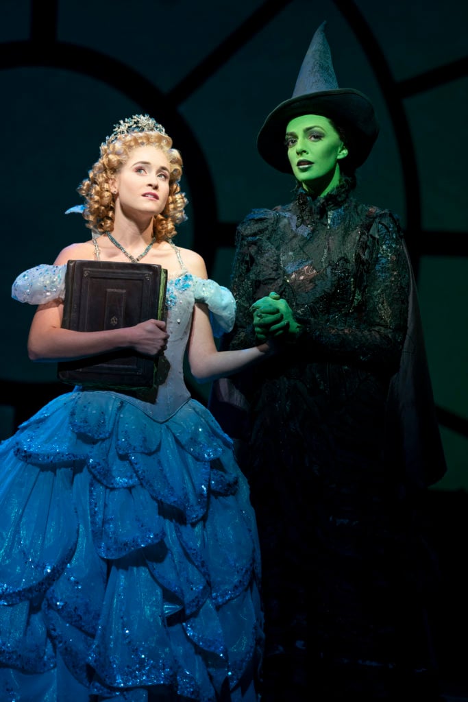 Allison Bailey and Talia Suskauer in WICKED presented by Broadway On Tour at the SAFE Credit Union Performing Arts Center March 30 – April 24, 2022. Photo by Joan Marcus. 