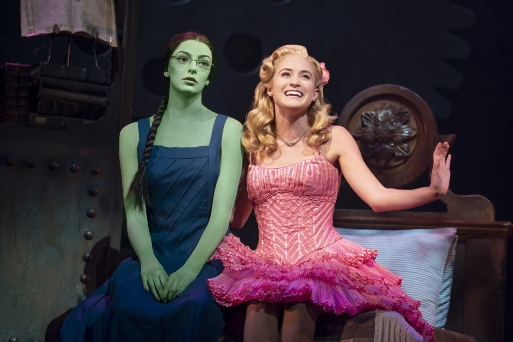 Allison Bailey and Talia Suskauer in WICKED presented by Broadway On Tour at the SAFE Credit Union Performing Arts Center March 30 – April 24, 2022. Photo by Joan Marcus. 