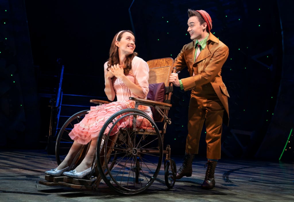 Amanda Fallon Smith and DJ Plunkett in WICKED presented by Broadway On Tour at the SAFE Credit Union Performing Arts Center March 30 – April 24, 2022. Photo by Joan Marcus.