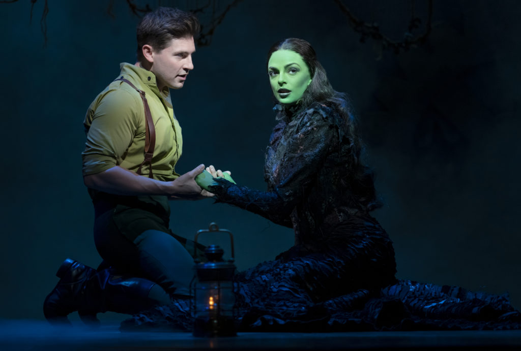 Curt Hansen and Talia Suskauer in WICKED presented by Broadway On Tour at the SAFE Credit Union Performing Arts Center March 30 – April 24, 2022. Photo by Joan Marcus.