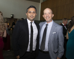 Ali Elyassi and Robert Zimmerman at the Broadway Sacramento Gala May 7, 2022