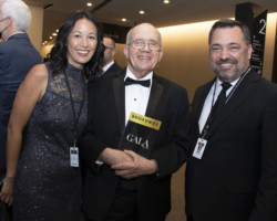 Andrea Izumi, Griff Field and Scott Klier at the Broadway Sacramento Gala May 7, 2022