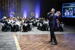 Auctioneer Keith McLane at the Broadway Sacramento Gala May 7, 2022