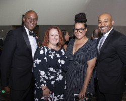BJ Snowden, Mira Morton, Michele Foss-Snowden and Khaim Morton at the Broadway Sacramento Gala May 7, 2022