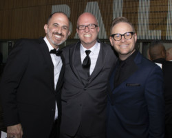 Graham Sobelman, Brent Fullmer, Joshua Forgia at the Broadway Sacramento Gala May 7, 2022