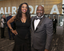 Lakenya and James Jordan at the Broadway Sacramento Gala May 7, 2022
