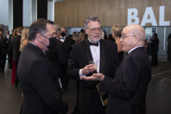 Scott Klier, Richard Lewis and Griff Field at the Broadway Sacramento Gala May 7, 2022
