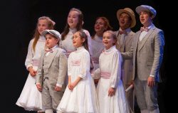 The company of CAROUSEL (Snow Children) produced by Broadway At Music Circus at the UC Davis Health Pavilion June 28th-July 3. Photo by Kevin Graft.
