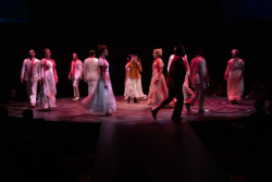 (Center) Ellie Biron as Mary Lennox and the company of the Broadway At Music Circus production of THE SECRET GARDEN at the UC Davis Health Pavilion August 9-14. Photo by Kevin Graft.